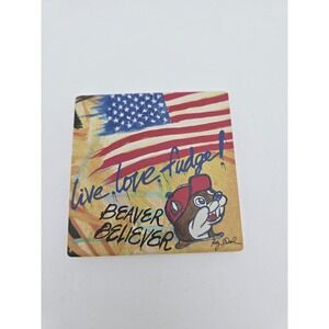 Buc-ees "Live, Love, Fudge" Coaster
